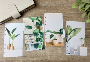Green Foliage Planner Dividers