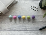 Load image into Gallery viewer, Pastel Colour Pom Pom Paperclips
