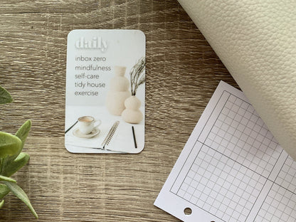 Custom Text Task Card - Espresso & Planner