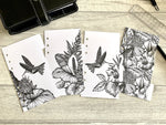 Load image into Gallery viewer, Monochrome Flowers Planner Dividers
