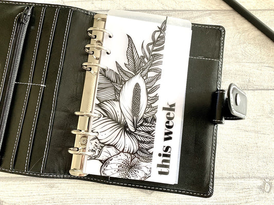 Calla Lily - Vellum Custom Text Page Marker