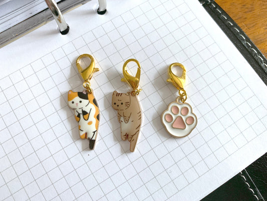 Kitty Zipper Pull - Planner Charm