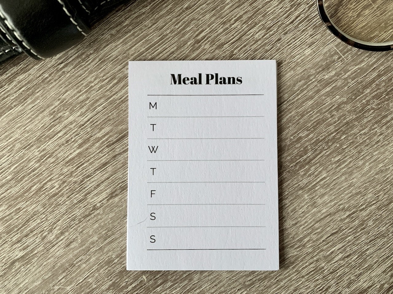 Meal Plans Pocket Sheets
