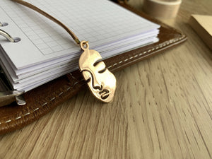 Gold Face Bookmark - Ring Planner Accessories