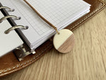 Load image into Gallery viewer, Wooden Circle Bookmark - Accessories for Ring Planners
