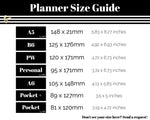 Load image into Gallery viewer, Personal Size Planner Dashboard - Floral - Pink &amp; Teal
