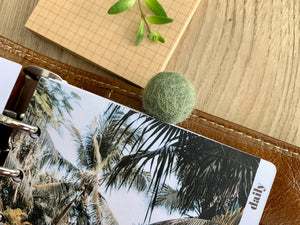 Tropical Green Pom Pom Paperclips