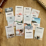 Load image into Gallery viewer, 2024 Calendar Journal Cards - Choose Your Pack Size - Use as Bookmarks, Decoration
