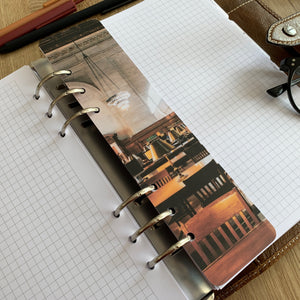 Photo Page Marker - Autumn Studying - Choose A5, B6, Personal Wide, Personal, A6, Pocket, Mini - Planner Bookmark