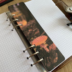Load image into Gallery viewer, Photo Page Marker - Autumn Toadstool - Choose A5, B6, Personal Wide, Personal, A6, Pocket, Mini - Planner Bookmark
